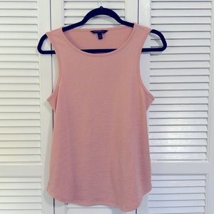 Banana Republic Metallic Pink Sleeveless Tank M